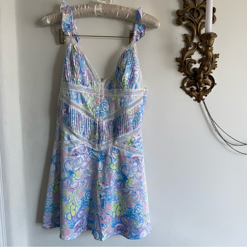 FOR LOVE & LEMONS FLORAL SLIP DRESS - Picture 2 of 12